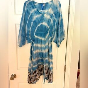 ISLAND BEACH TIE DYED SWIM COVER